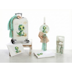 Σετ Βάπτισης Τρόλεϊ "Watercolor Dinosaur" 26203