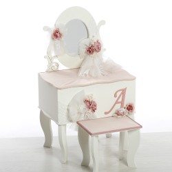 Σετ Βάπτισης Μπουντουάρ "Signature Rose" με Μονόγραμμα 2608