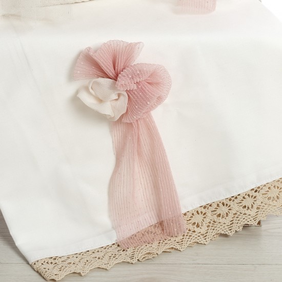 Σετ Βάπτισης Καλάθι "Rustic Romance Collection"