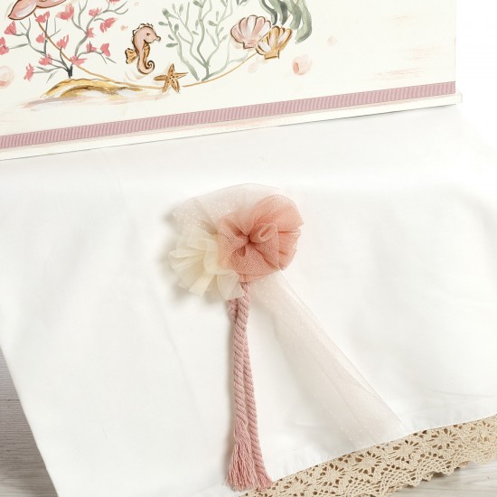 Σετ Βάπτισης Κουτί-Θρανίο "Ocean Princess Monogram"