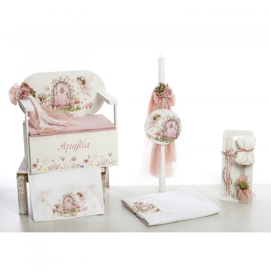 Σετ Βάπτισης Παγκάκι "Woodland Fairy Magic"