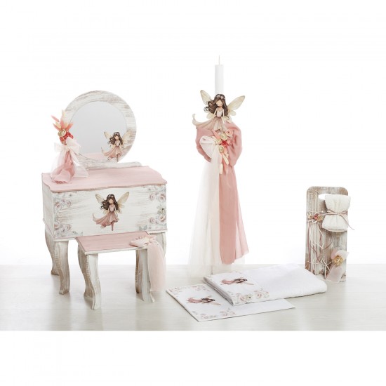 Σετ Βάπτισης Μπουντουάρ "Boho Rose Fairy Tale"