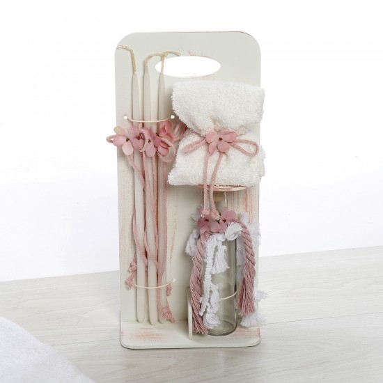 Σετ Βάπτισης Βαλίτσα "Boho Floral Elegance"