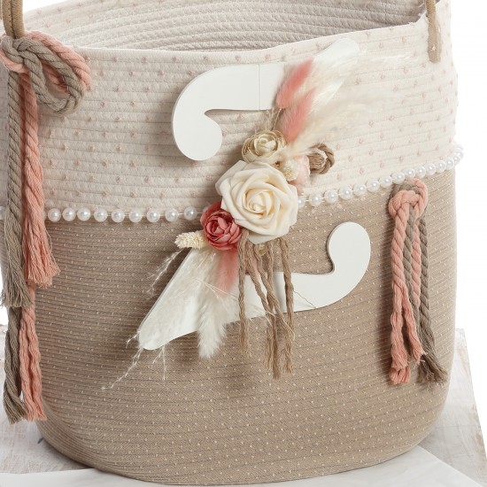 Σετ Βάπτισης Καλάθι "Pambas & Floral Elegance"