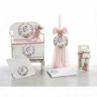 Σετ Βάπτισης Παγκάκι "Floral Unicorn" 26302